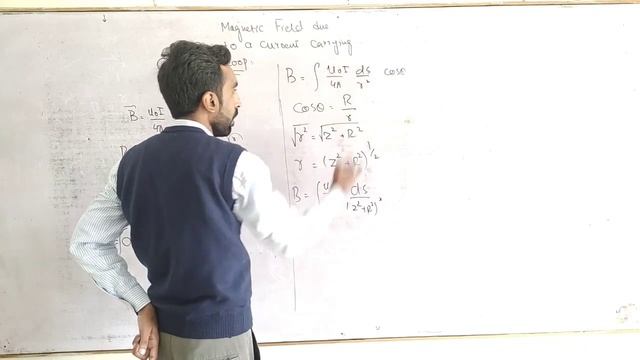 Lecture 28- Magnetic Field Due to a Current Carrying loop || Application of Biot Savart Law
