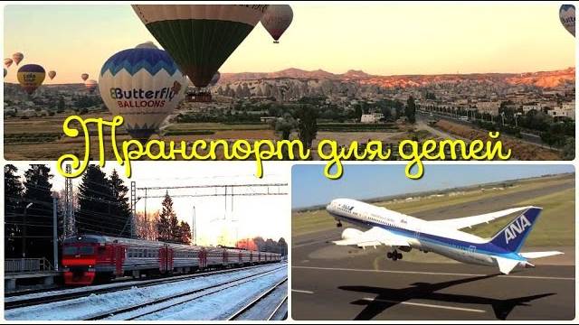 Все виды транспорта / Мультики для детей / Развивающее видео для детей