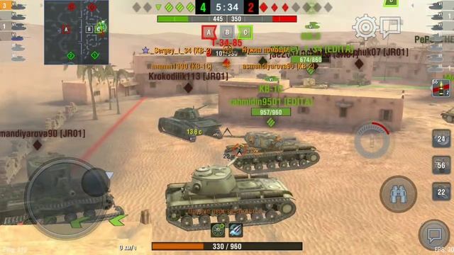 КВАС ПРОТИВ ТРЕХ КВ 2!!!Word of TANks Blitz