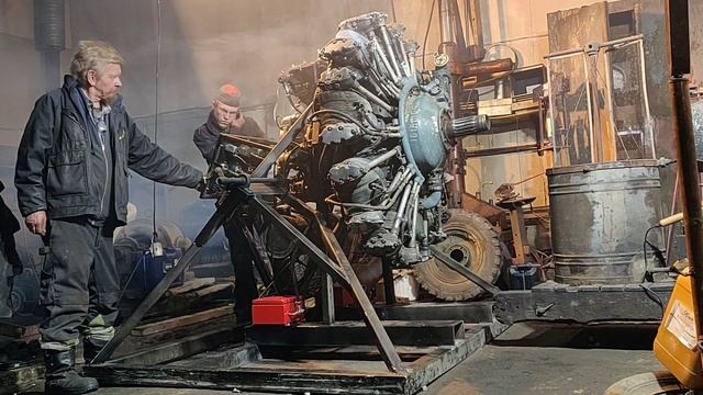 Shvetsov ASh-62 Radial Engine First Start