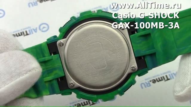 Обзор. Мужские наручные часы Casio G-SHOCK GAX-100MB-3A с хронографом