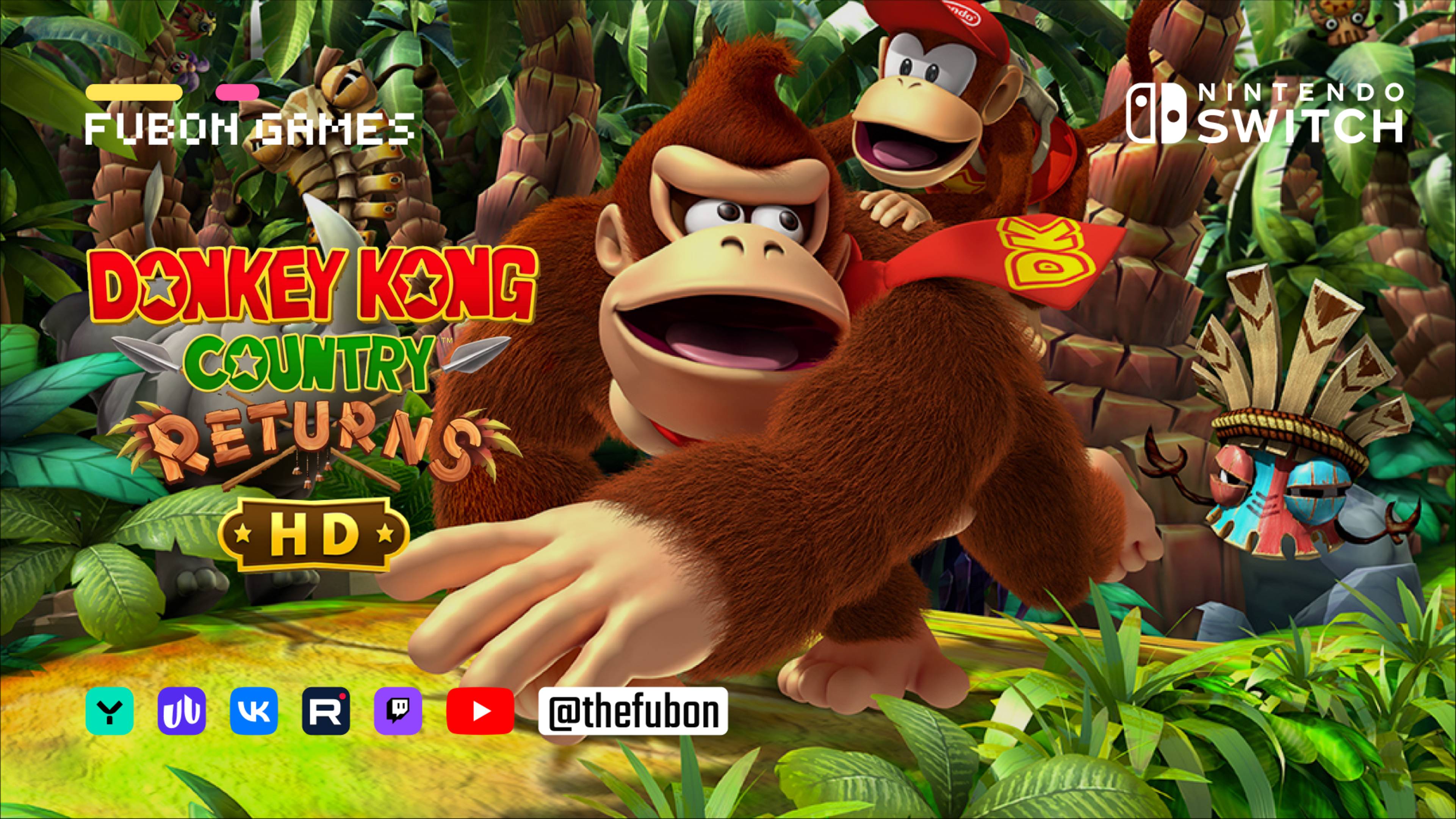 Donkey Kong Country Returns HD | Nintendo Switch | Fubon Games