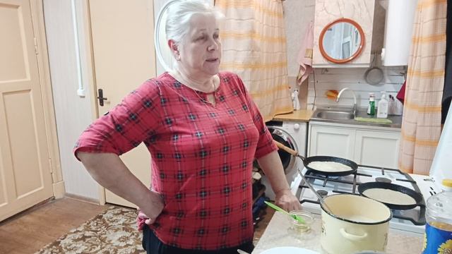 "Жизнь на пенсии".. Хроника дня : блинный день🥞 👍!!