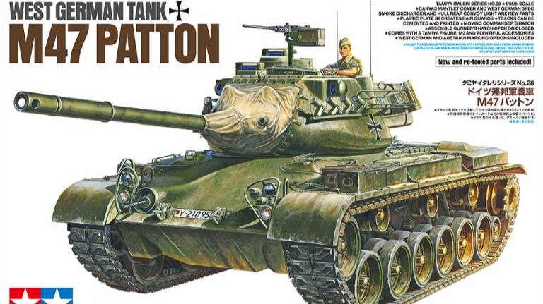 Распаковка Tamiya 1 35 37028 West German Tank M47 Patton