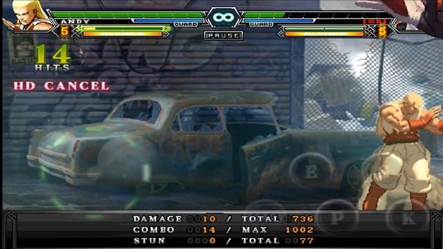 Andy Combo 100% [dano: 1002] - KOF 2012-Android/XIII