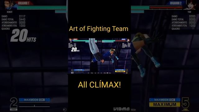 KOF XV - Art of Fighting Team  - All CLÍMAX!