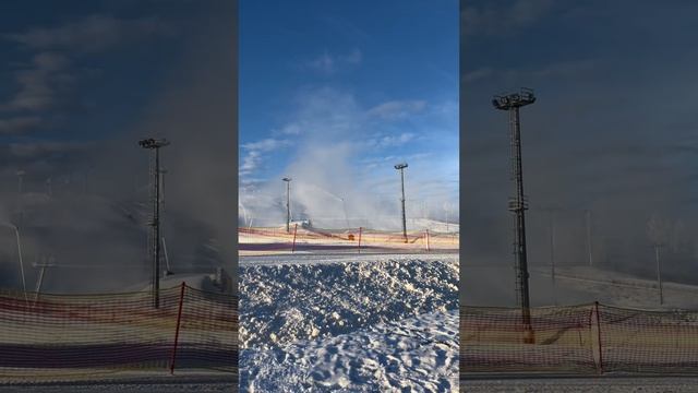 Зимушка в Охта парке в Санкт-Петербурге