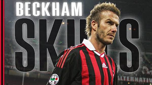 David Beckham Skills  Goals Collection AC Milan