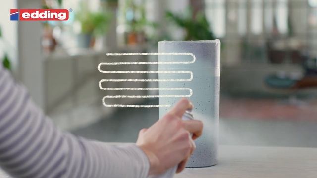 How to use the edding Permanent Spray