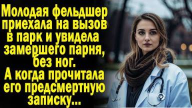 Молодая фельдшер приехала на вызов в парк и увидела замерзшего парня без ног. А когда прочитала его