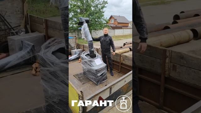 Нестандартный дымоход банной печи ООО "ГАРАНТ"