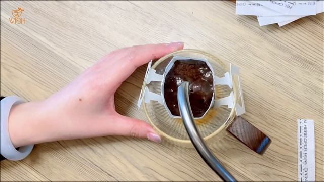 Drip coffee bag usage method