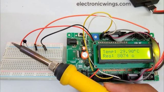 Temperature sensing using NTC