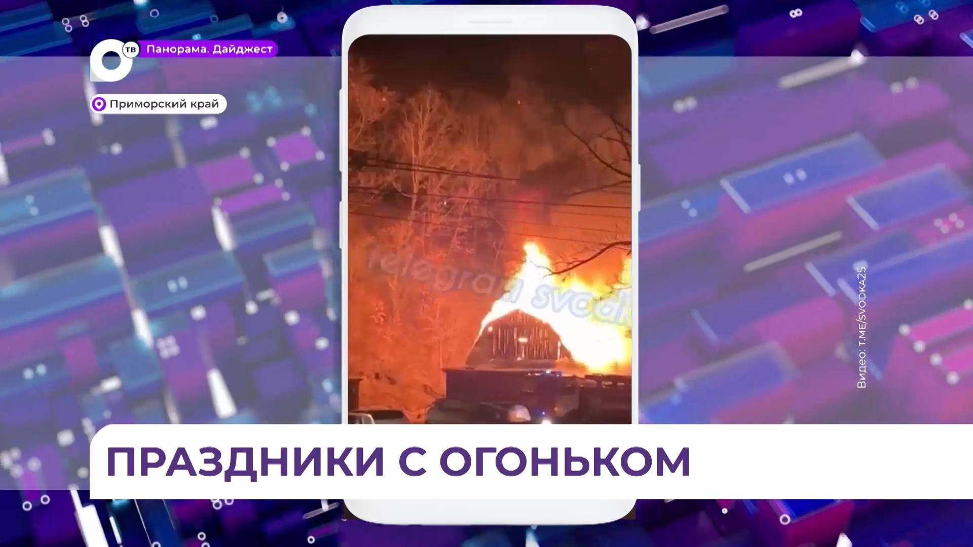 МЧС РФ по Приморью озвучило статистику пожаров за время новогодних праздников