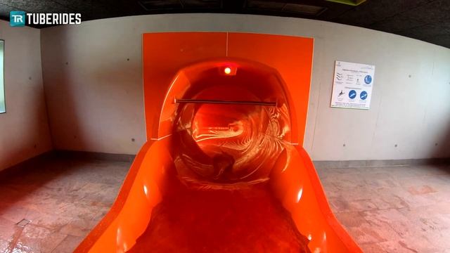 Glass Water Slide! Long Inner Tube Slide [NEW] Therme Lindau
