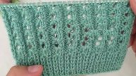 Замечательный🧶Простой узор спицами для вязания жилета, шали, свитера и кардигана - Вязание спицам