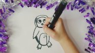 Как нарисовать пингвина. Рисование для детей от 4 лет.