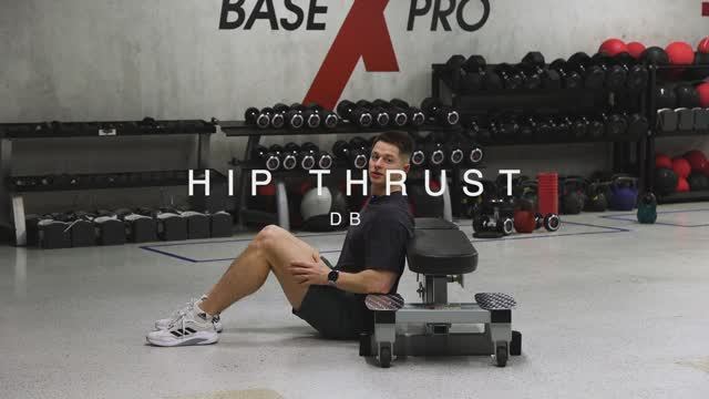 HIP THRUST DB/ Ягодичный мост с гантелью