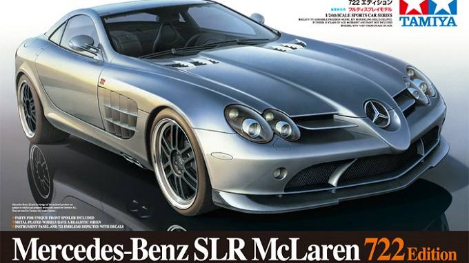 Распаковка Tamiya 1 24 24317 Mercedes-Benz SLR McLaren 722 Edition