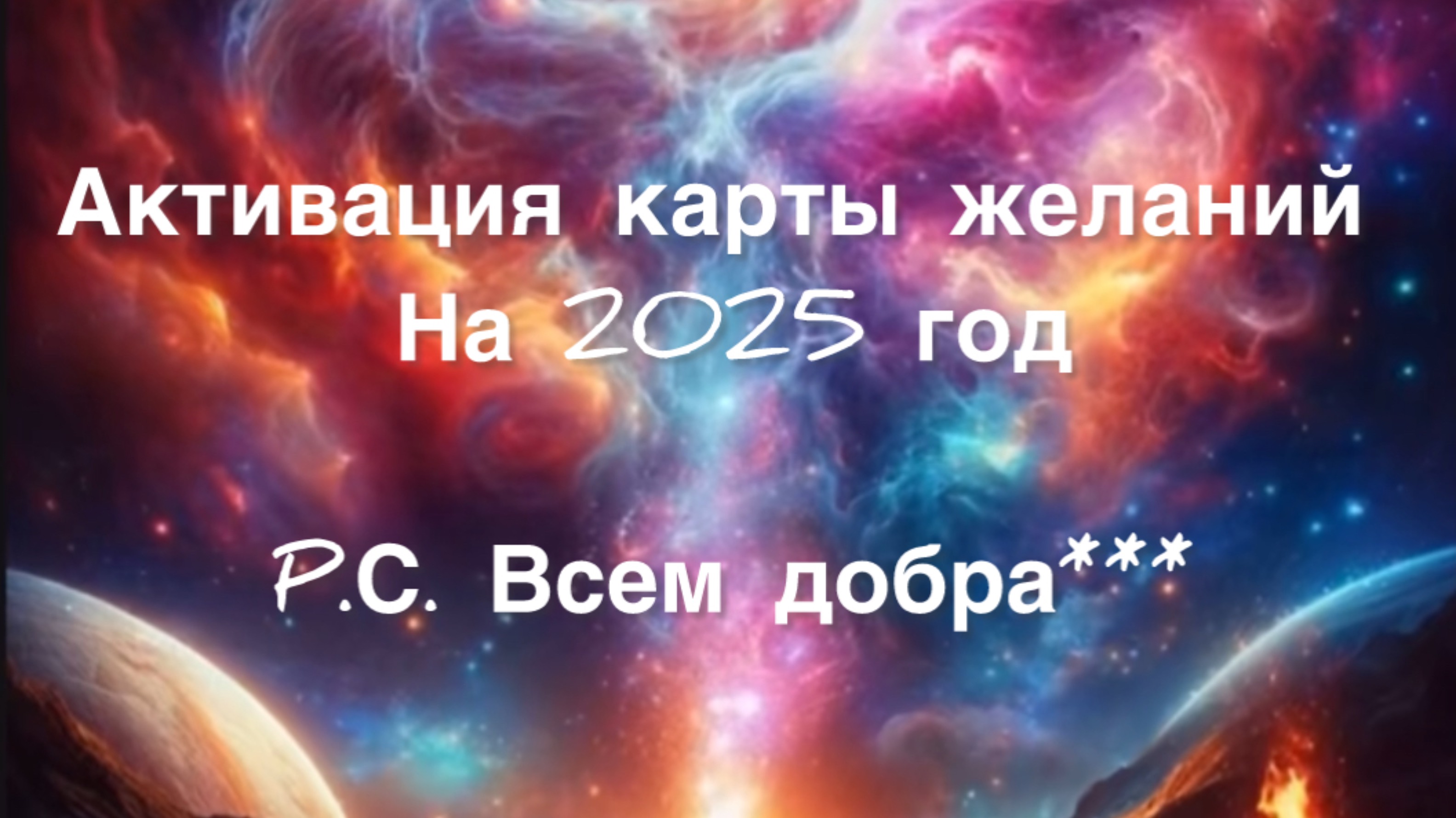 С этой техникой неизбежно исполнится все что хотим.Медитация «АКТИВАЦИЯ КАРТЫ ЖЕЛАНИЙ» на 2025 год.
