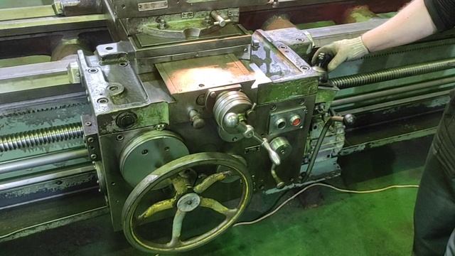 1м63 Токарный Винторезный станок, РМЦ 2800 мм. Видео в работе
