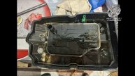 Замена масла Mercedes W166 ML АКПП 722.9 медная стружка в поддоне