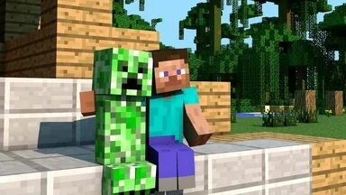 прохожу Minecraft при помощи джойстика