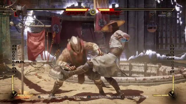 MK 11 5/4 B Kasual Raiden vs Baraka