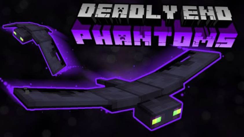 DEADLY END PHANTOMS МОД НА КРАЙ НОВЫЕ ХАРДКОРНЫЕ ФАНТОМЫ ОБЗОР МОДА НА МАЙНКРАФТ ГАЙД ПО МОДУ МАЙН