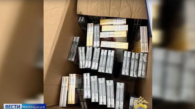 Полицейскими Калмыкии пресечен факт незаконного хранения и реализации немаркированной табачки