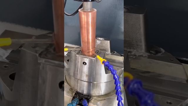 Обработка места крепления патрона HANQI CNC