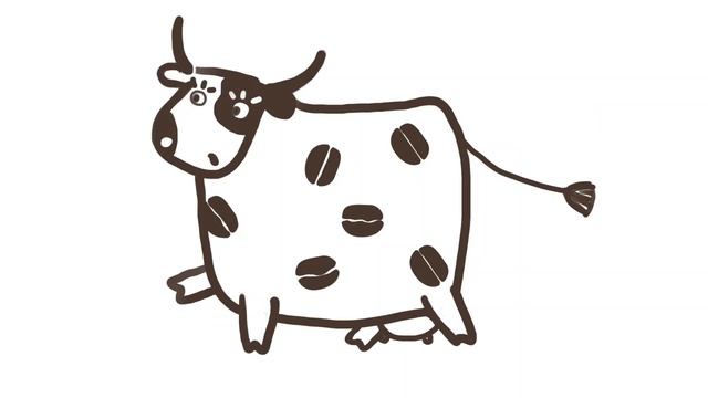 Coffee cow long