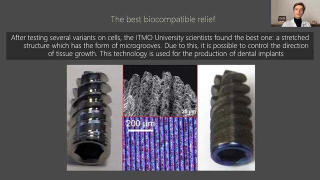 RUSSIAN DENTAL IMPLANTS PRODUCED WITH LASER TECHNOLOGIES