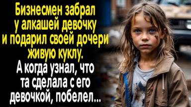 Бизнесмен забрал у пьяниц девочку и подарил своей дочери живую куклу. А когда узнал, что та сделала
