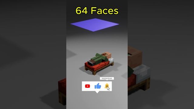 Симуляция ткани Blender 1 vs 4096 faces