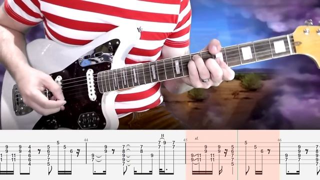Red Hot Chili Peppers - Under the Bridge - урок игры на электрогитаре с табами