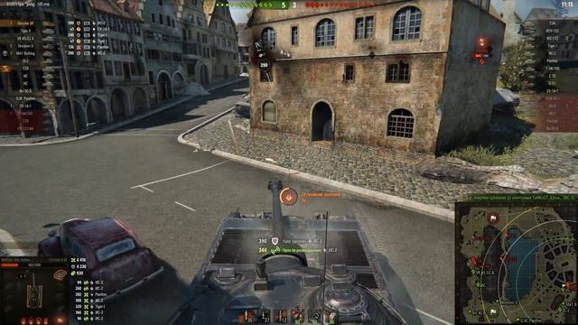 Мир танков. WOT. Бой на Chrysler K GF. Взял 4 фрага и 7.1К урона
