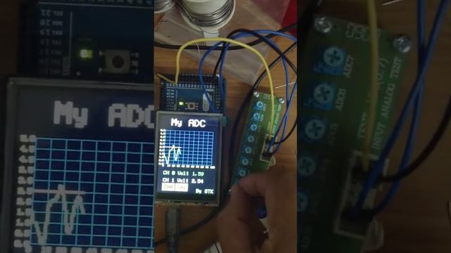 TFT Touch Shield Plotting ADC Graph