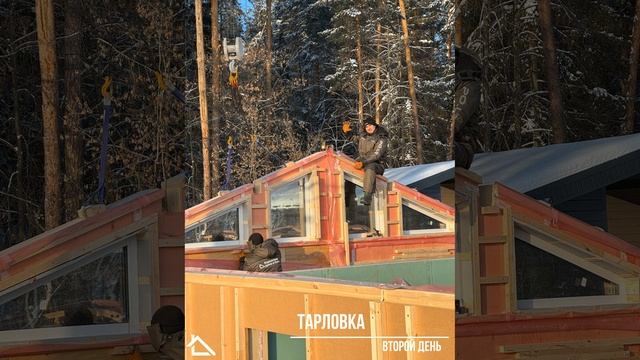 Дом Сканди 80 за три дня от компании Каркасные дома и бани. г. Набережные Челны.