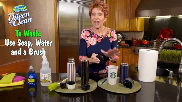 Cleaning A TRAVEL MUG or THERMOS Container