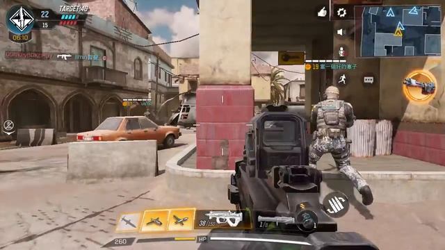 CALL OF DUTY MOBILE : Team Death Match (Beginner player CODM with gameloop)