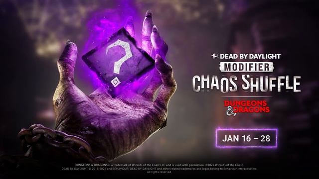Трейлер Dead by Daylight (Chaos Shuffle: Dungeons & Dragons)
