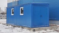 Бытовка вагончик металлический блок контейнер склад хоз блок 2.40х7х2.40м с утеплением 100мм