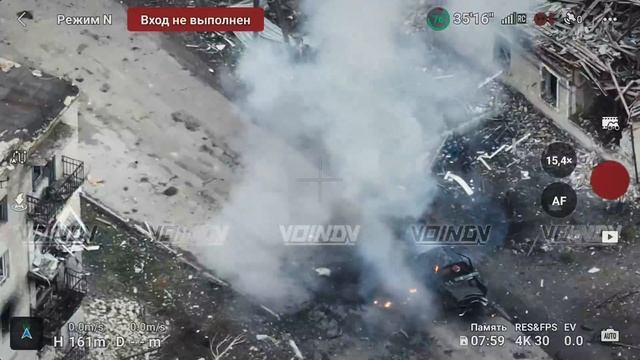 Операторы БпЛА группировки 'Восток' уничтожили пикап противника в Великой Новоселке 💥🇷🇺👊