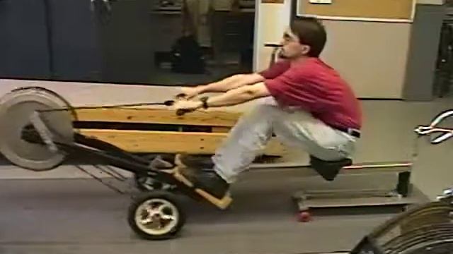 Robust Rower – 7/12/02: Example of the rowing machine in motion
