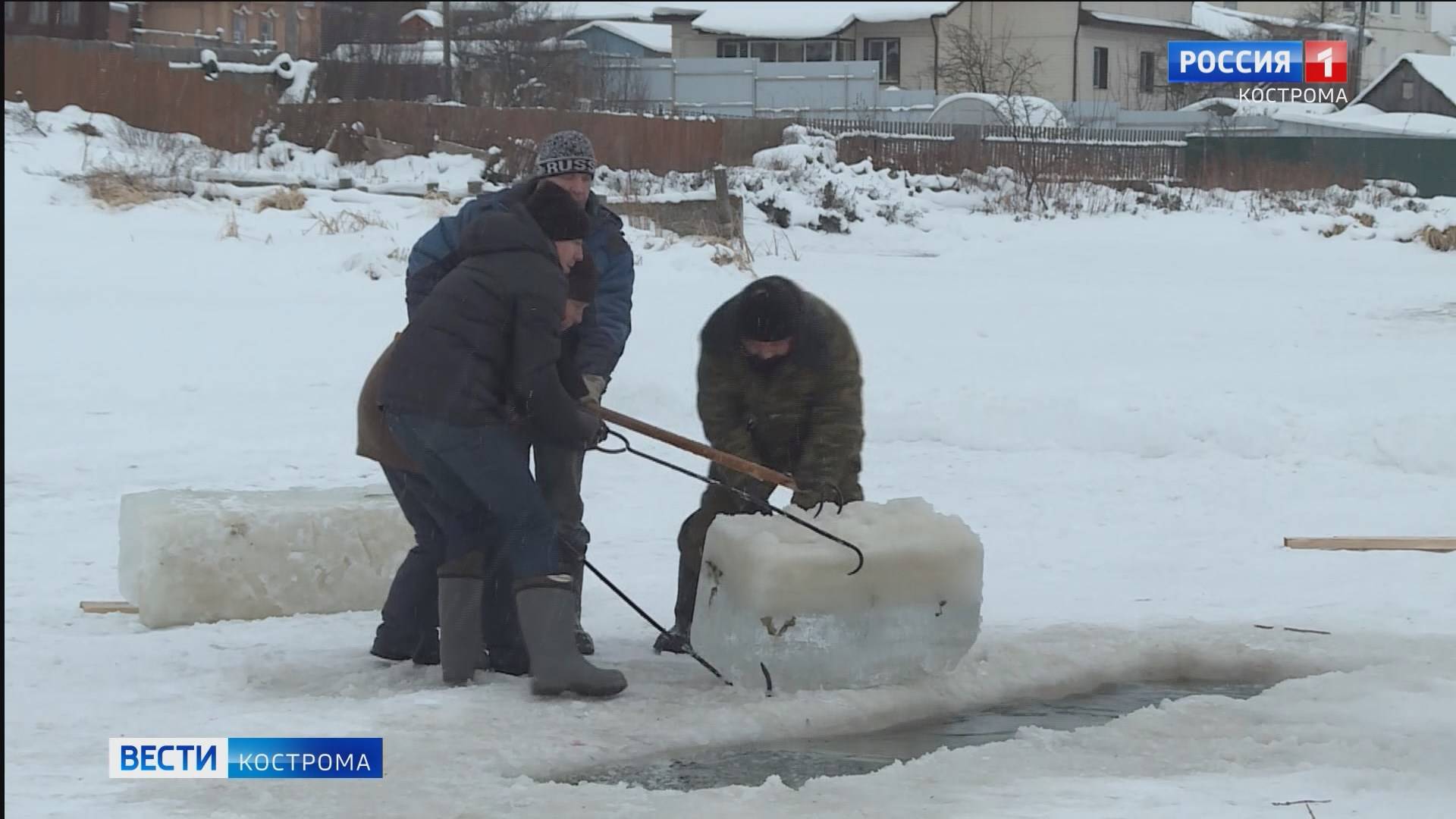 Вопреки оттепели в Костроме обустраивают купели