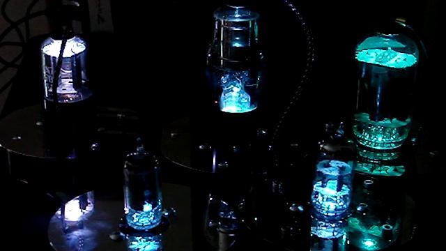 Vacuum Tube Lights - Morse transmission