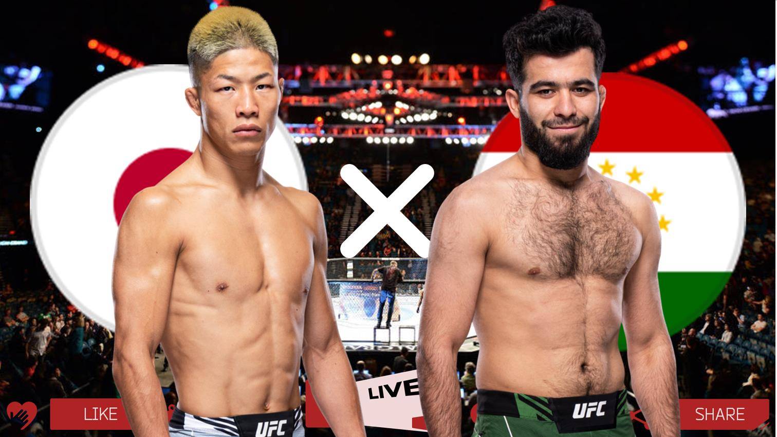 UFC 311 | Ринья Накамура — Муин Гафуров прямая трансляция