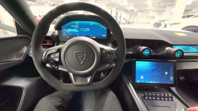 Эксклюзивный суперкар Rimac Nevera 2022 - Звук, Интерьер и Экстерьер