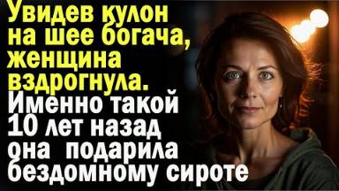 Увидев кулон на шее богача, женщина вздрогнула. Именно такой она 10 лет назад подарила...